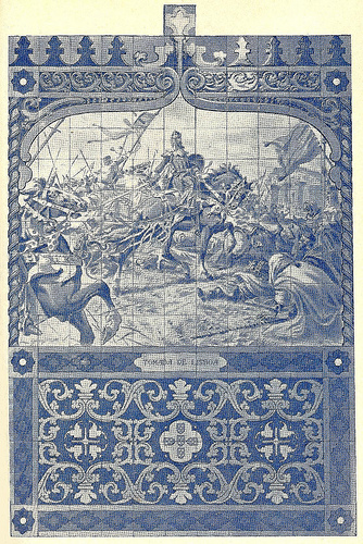 Painel de azulejos “Tomada de Lisboa” Exposição Universal de Sevilha, 1929.