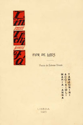 Capa da primeira edição de Lin-Tchi-Fá. Flor de lotus. Poesias do Extremo Oriente (1925)