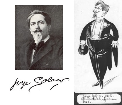 Fotografia e auto-caricatura, 1905.